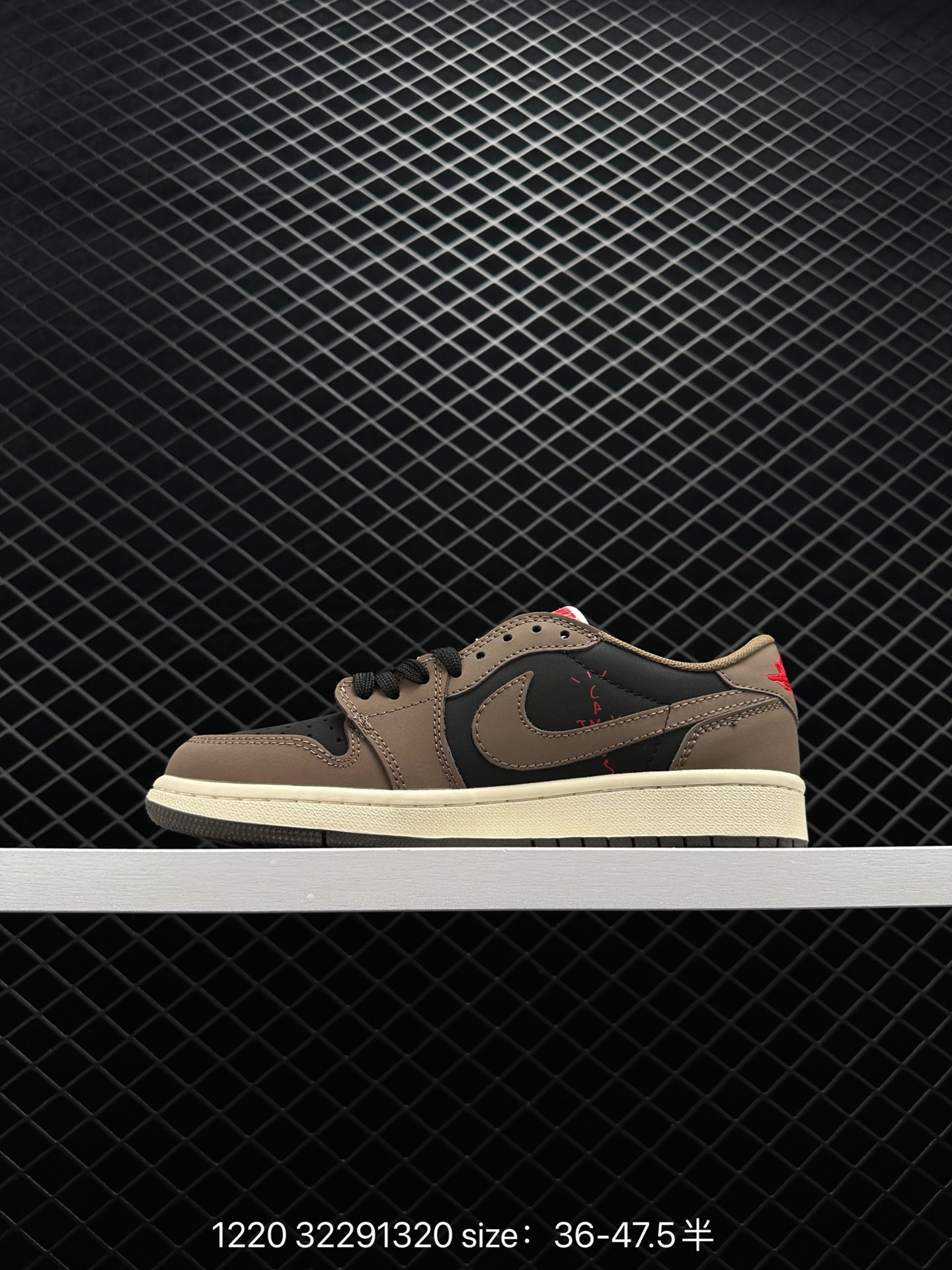 Travis Scott x Air Jordan 1 Low OG “Black Phantom